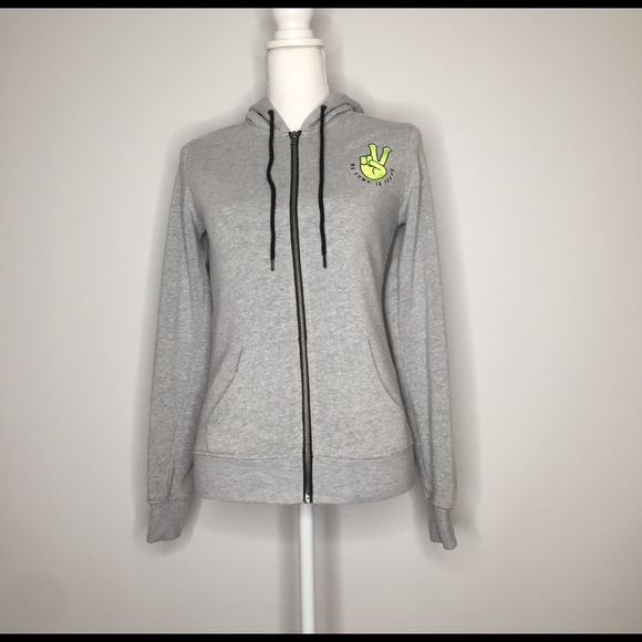 Empyre Tops - Empyre Alien ‘We Come In Peace’ Zip Up